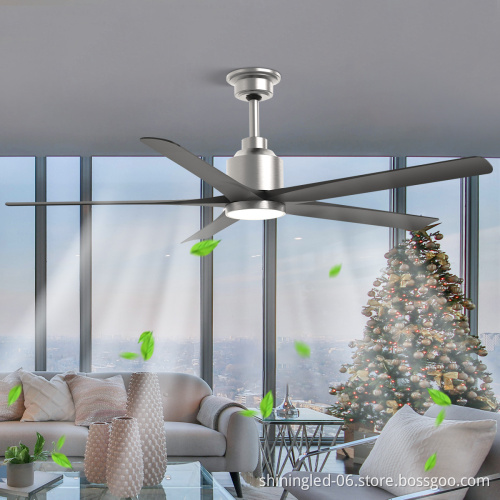 Modern Simple 52 Inch DC BLDC Motor Remote Control Ceiling Fan 100-240V 5 ABS Blade